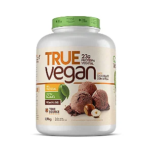 PROTEÍNA VEGANA TRUE VEGAN CHOCOLATE COM AVELÃ 1810KG