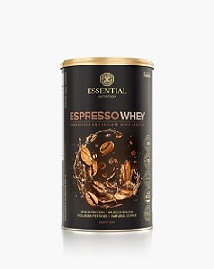 ESPRESSO WHEY LATA 462G SABOR CAFÉ ESSENTIAL NUTRITION
