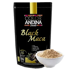 BLACK MACA EM PÓ 100G COLOR ANDINA