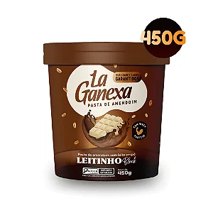 LA GANEXA PASTA DE AMENDOIM DE LEITINHO BLACK COM WHEY PROTEIN 450G