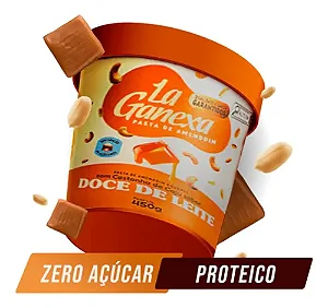 LA GANEXA PASTA DE AMENDOIM DE DOCE DE LEITE COM CASTANHA DE CAJU 1KG