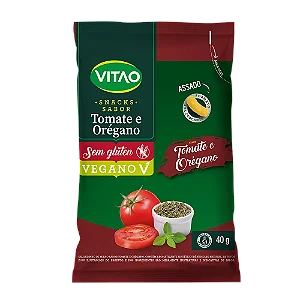 SNACK INTEGRAL TOMATE E ORÉGANO 40G VITAO