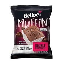 MUFFIN ZERO DOUBLE CHOCOLATE BELIVE 40G