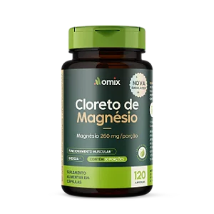 CLORETO DE MAGNÉSIO P.A. 120 CAPS OMIX