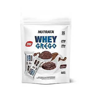 NUTRATA WHEY GREGO 3W 900G REFIL BRIGADEIRO