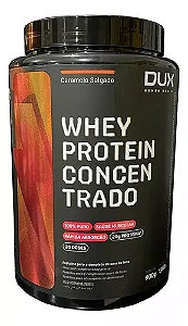 WHEY PROTEIN CONCENTRADO CARAMELO SALGADO DUX NUTRITION - POTE 900G