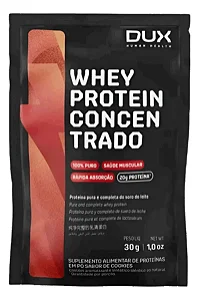 SACHÊS WHEY PROTEIN CONCENTRADO TORTA DE LIMÃO DUX NUTRITION 30G