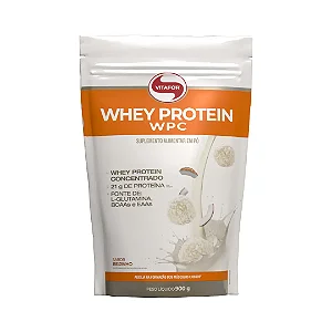 WHEY PROTEIN WPC POUCH 900G VITAFOR SABOR BEIJINHO