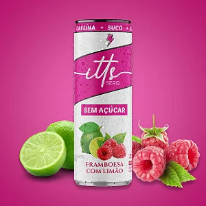 ITTS SERO ENERGY + SUCO FRAMBOESA COM LIMÃO 269ML