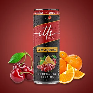 ITTS SERO ENERGY + SUCO CEREJA COM LARANJA 269ML