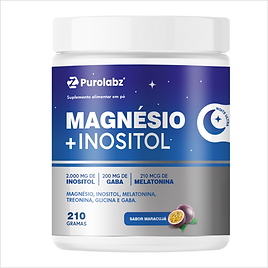 MAGNÉSIO + INOSITOL 210G MARACUJÁ PUROLABZ