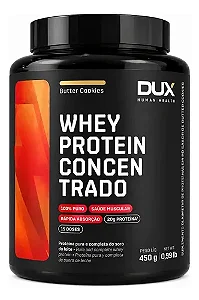 WHEY PROTEIN CONCENTRADO BUTTER COOKIES DUX NUTRITION - POTE 450G