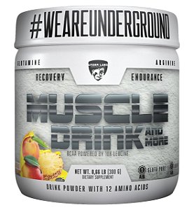 MUSCLE DRINK 300G YELLOW FRUIT FLAVOR