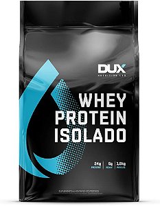 WHEY PROTEIN ISOLADO MORANGO DUX NUTRITION - REFIL 1800G