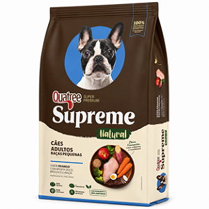 Ração Quatree Supreme Frango e Arroz para Cães Adultos Raças Pequenas