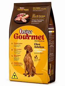 Ração Quatree Gourmet Cães Adulto Raças Medias e Grandes