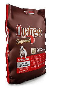 Quatree Supreme Dermato Todas as Raças Sabor Salmão & Cordeiro