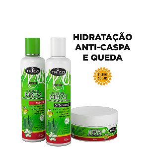 Kit Babosa Radiant  Trizzi - Shampoo 300ml + Condicionador 300ml + Máscara 300gr