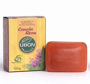 Sabonete Natural Glicerinado Ubon Canela Rosa 100g