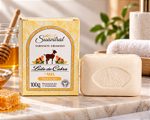 Sabonete Cremoso Suavitrat Leite de Cabra e Mel 100g