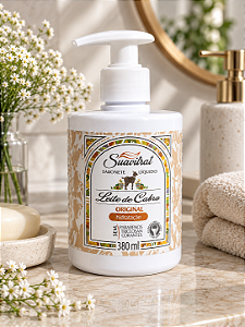 Sabonete Líquido Suavitrat Leite de Cabra Original 380ml