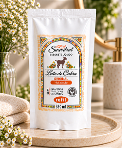 REFIL- Sabonete Líquido Suavitrat Leite de Cabra Original 350ml