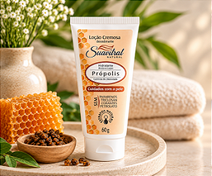 Mini Loção Cremosa Desodorante Suavitrat Própolis 60g
