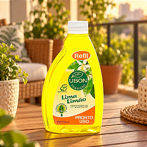 REFIL - Aromatizante de Ambiente Ubon Pronto Uso Lima Limão 500ml