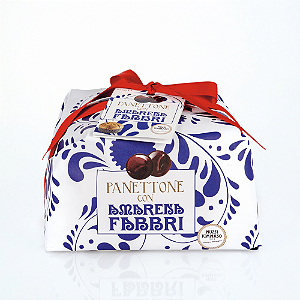 Panetone Amarena Fabbri Tommaso Muzzi Cerejas Silvestres 1 kg Italiano Premium Luxo