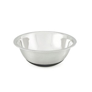 Tigela Bowl 20cm Aço Inox Base Silicone Multiuso Preparacao Cozinha Profissional