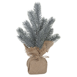 Mini Pinheiro Rustico 26cm Enfeite Juta Galhos Arvore de Natal Decoracao Premium