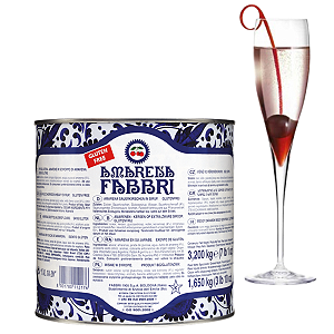 Cereja em Calda Silvestre Amarena Fabbri 3,2Kg Original Itália Doces Sobremesas Gelato