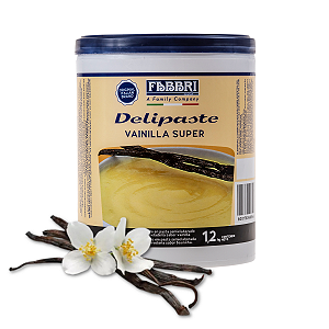 Pasta Delipaste Sabor Baunilha Vainilla Super 1,2kg Fabbri Sobremesas Doces Sorvetes Itália