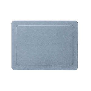 Escorredor de Louça em Diatomita 40x30x3cm Cinza Claro Impermeável Rápida Absorção Secagem Eficiente