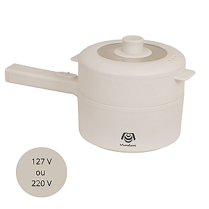Panela Elétrica Multicooker 2 Litros Antiaderente Revestimento Cerâmico Cozinha Completa Premium