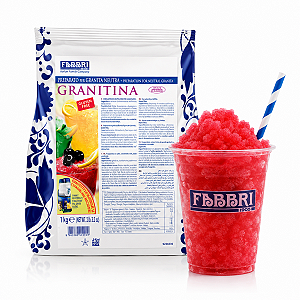 Base Em Pó Para Frozen Raspadinha Granita 1Kg Granitina Fabbri 1905  Bar Drinks