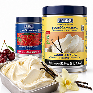 Pasta Saborizante Delipaste Fabbri Gelato Sorvete Aroma Natural 1,5 Kg Confeitaria Sorveteria