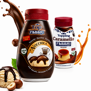 Cobertura Calda Para Sorvete Sobremesa Fabbri 225g Italiana Premium