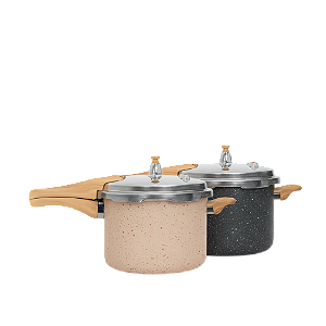 Panela de Pressão 4,2 Litros Aluminio Revestimento Antiaderente Ceramico Inducao