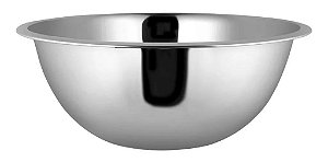 Tigela Bowl 22 Cm Em Aço Inox Yazi Prata Cozinha Completa Funcional