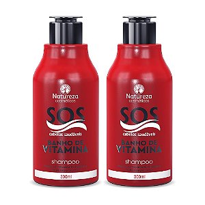 2 Shampoos Home care - Sos - Natureza Cosméticos