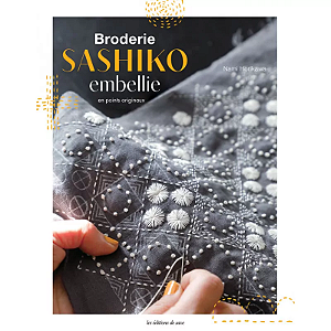 Broderie sashiko embellie