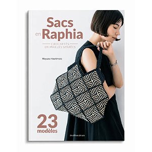 Sacs en raphia crochetés en mailles serrées