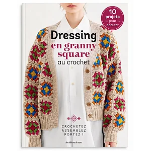 Dressing en granny square au crochet
