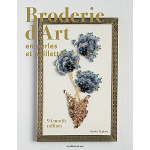 Broderie d'art en perles et paillettes