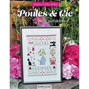Poules & Cie au point de croix