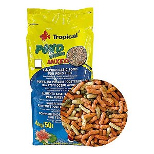 Ração Tropical Pond Sticks Mixed 4kg