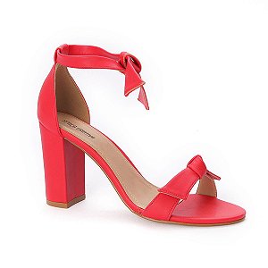 sandalia salto grosso promoção