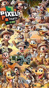 Kit Digital Mickey Safari 3d