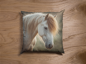 Capa de Almofada Cavalo 45x45cm